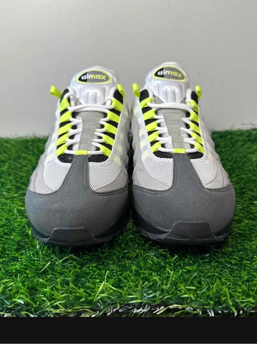 Nike Air Max 95 OG Big Bubble Neon 2025 Grey Men’s Size 8.5 Sneakers HM4740-001.